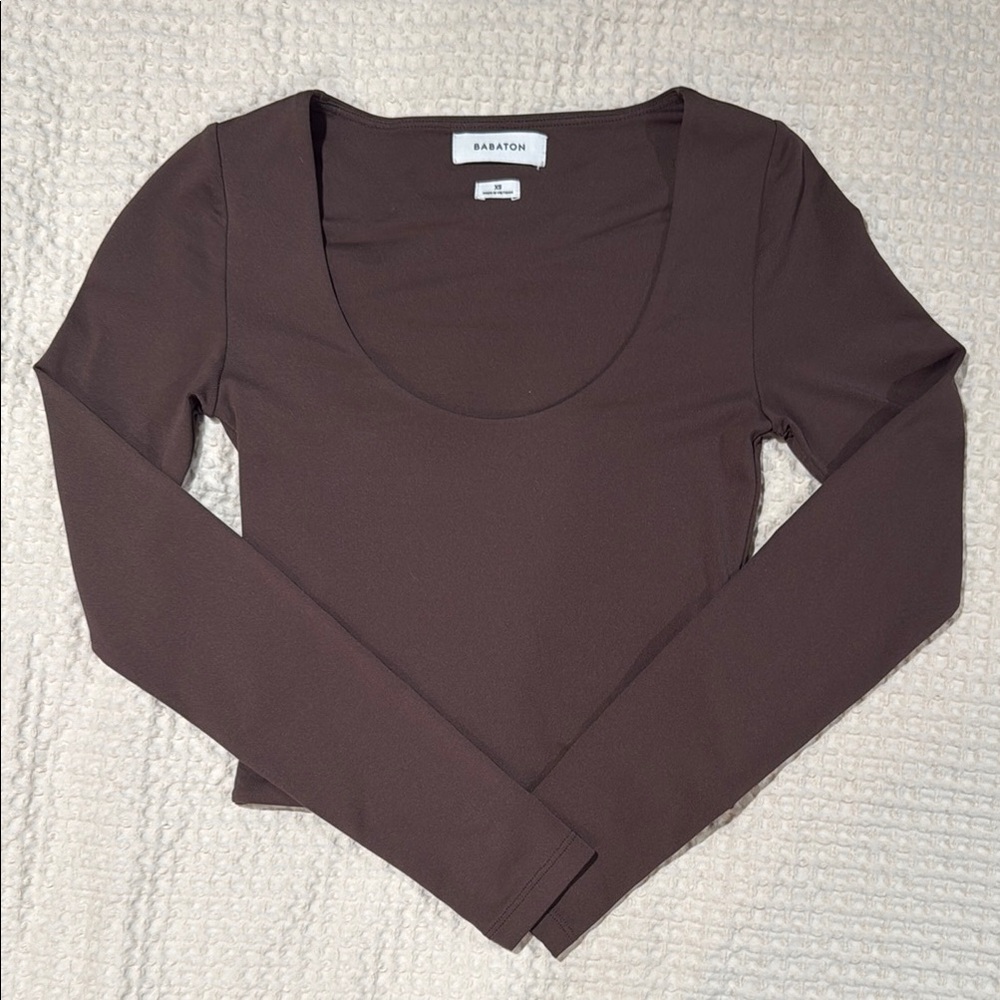 Babaton Women's Brown Long Sleeve Top